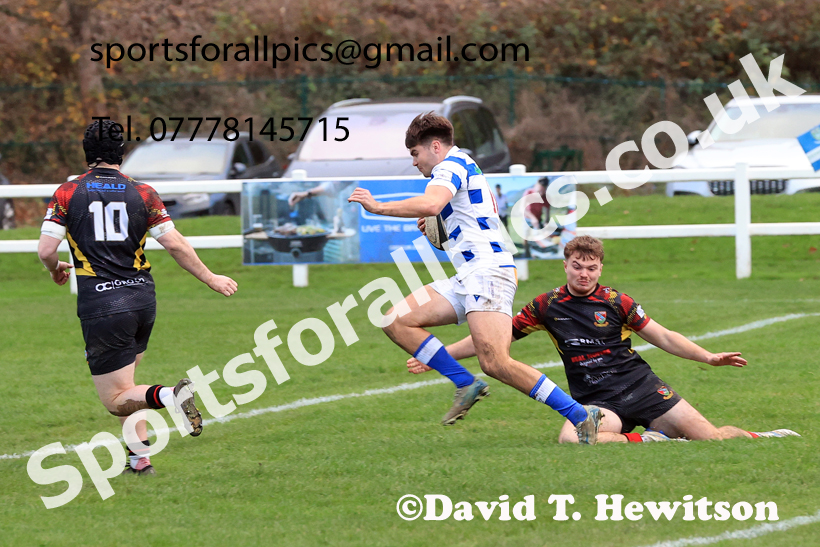 Tynedale v Hull, Saurday, November 8th, 2025. Photo: David T. Hewitson/Sports for All Pics